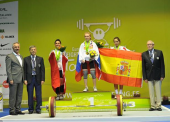 Catorce medallas para España en el Europeo de Halterofilia