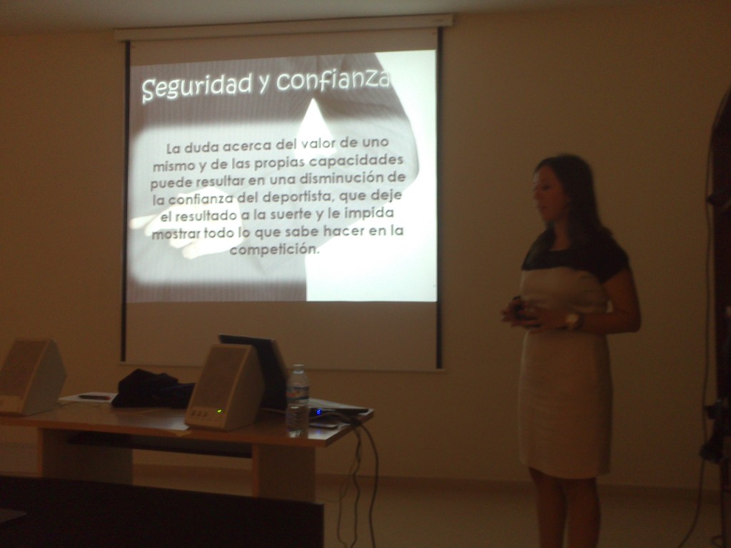 Zoraida Rodríguez Vílchez durante el taller. Fuente: Avance Deportivo