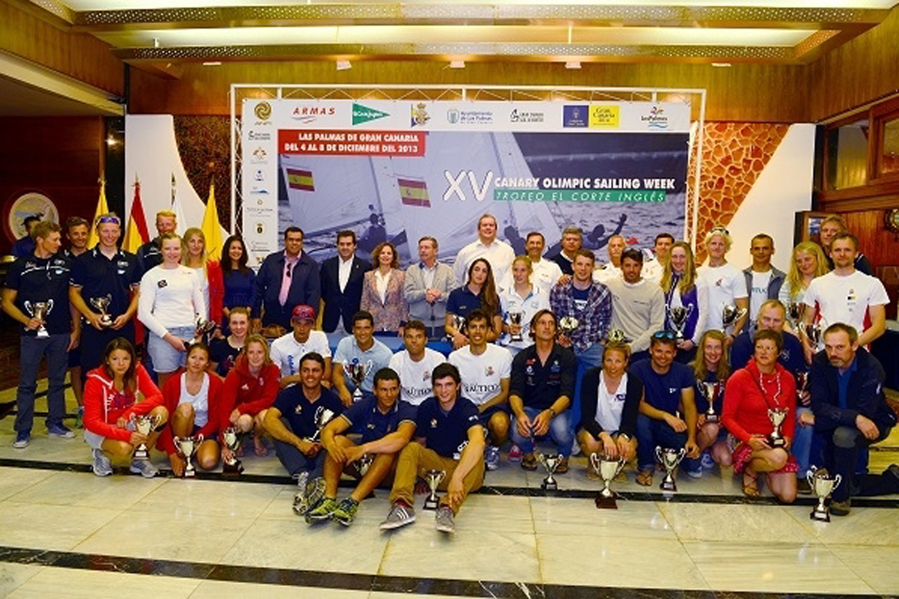 Participantes de la XV Semana Olímpica Canaria de Vela. Fuente: RCN Gran Canaria