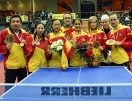 Sara Ramírez-Yen Shanfei-Galia Dvorak y Carlos Machado-'Juanito'