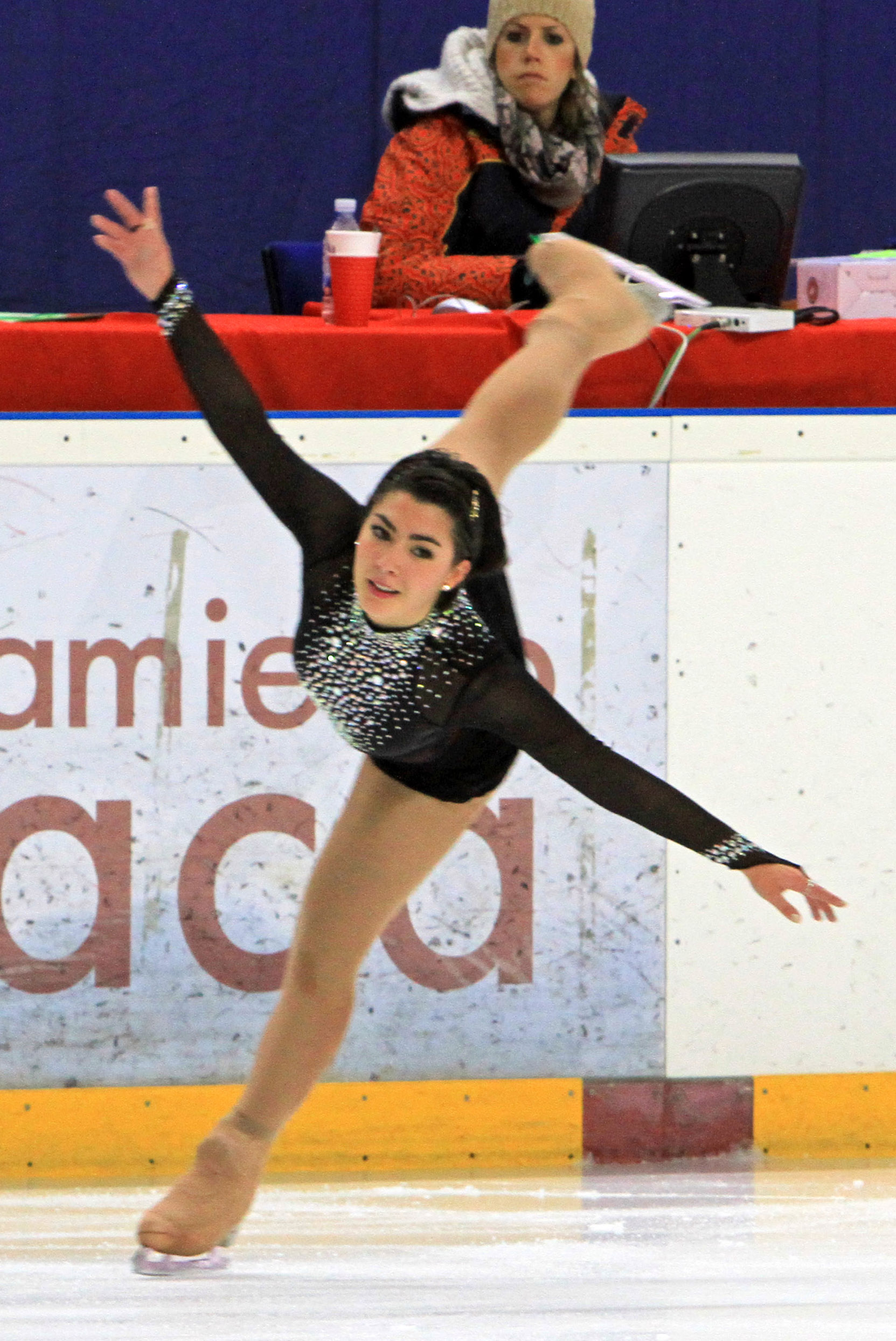 La patinadora Marta García. Fuente: AD