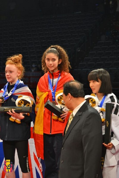 Tamara Miquel, bronce en el Mundial Júnior de Takwondo. Fuente: AD