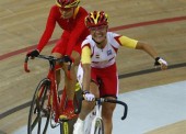 Leire, 5ª en el omnium