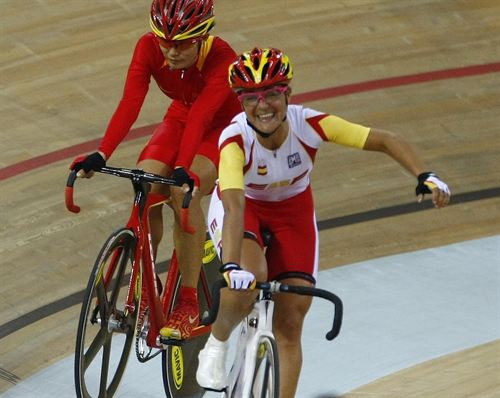 La ciclista Leire Olaberría. Fuente: PHIL NOBLE / REUTERS