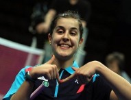 Carolina Marín, en la final del Europeo