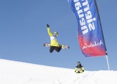 Pau Bartolo y María Hidalgo, campeones de España de Snowboard en Slope Style