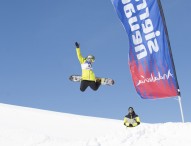 Pau Bartolo y María Hidalgo, campeones de España de Snowboard en Slope Style