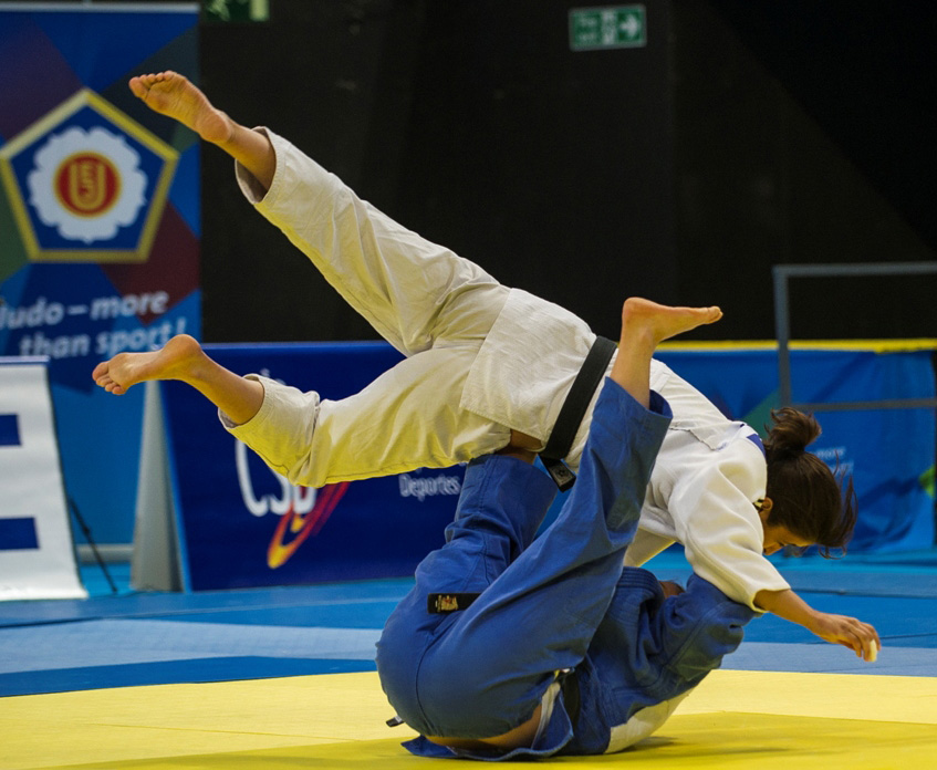 Una de las judokas españolas en el Open Europeo de Madrid 2013. Fuente: RFEJ