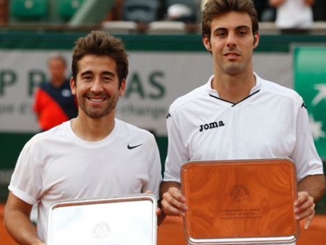 Marcel Granollers y Marc López. Fuente: RFET