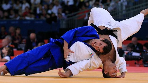 El judoca Sugoi Uriarte peleando en los Juegos Olímpicos de Londres, 2012. Fuente: AD