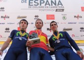 Valverde y Leire Olaberría, campeones contrarreloj en Ponferrada