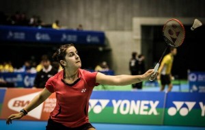 Carolina Marín durante el YONEX Open de Japón. 