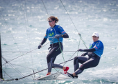 Echegoyen y Betanzos se imponen en clase 49er FX 