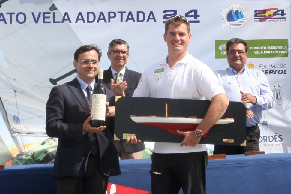 Rafa Andarias ha conseguido imponerse en el Campeonato Vitaldent de Vela Adaptada. RFEV