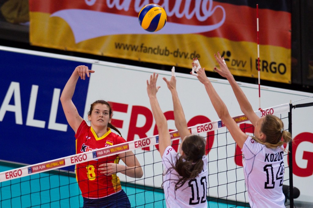 voleibol seleccion femenina Volleyball, European League 2014, Deutschland vs. Spanien