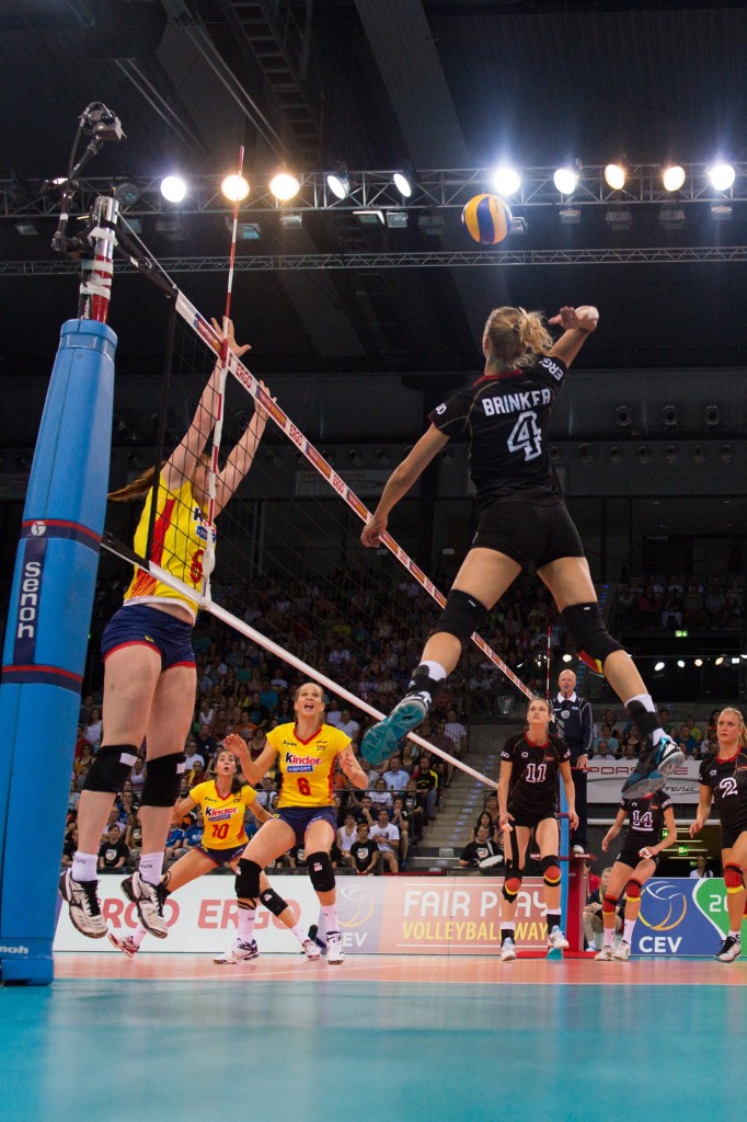 voleibol femenino Volleyball, European League 2014, Deutschland vs. Spanien