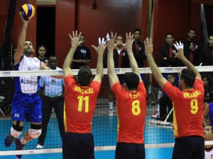 La selección española de voleibol. Fuente: RFEVB