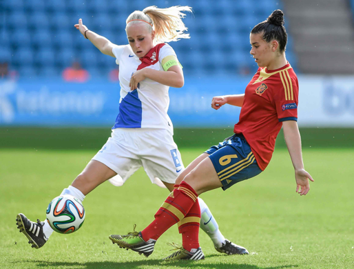 Las chicas sub-19 han logrado la medalla de plata en el Campeonato de Europa tras perder contra Holanda (0-1). Fuente: AD