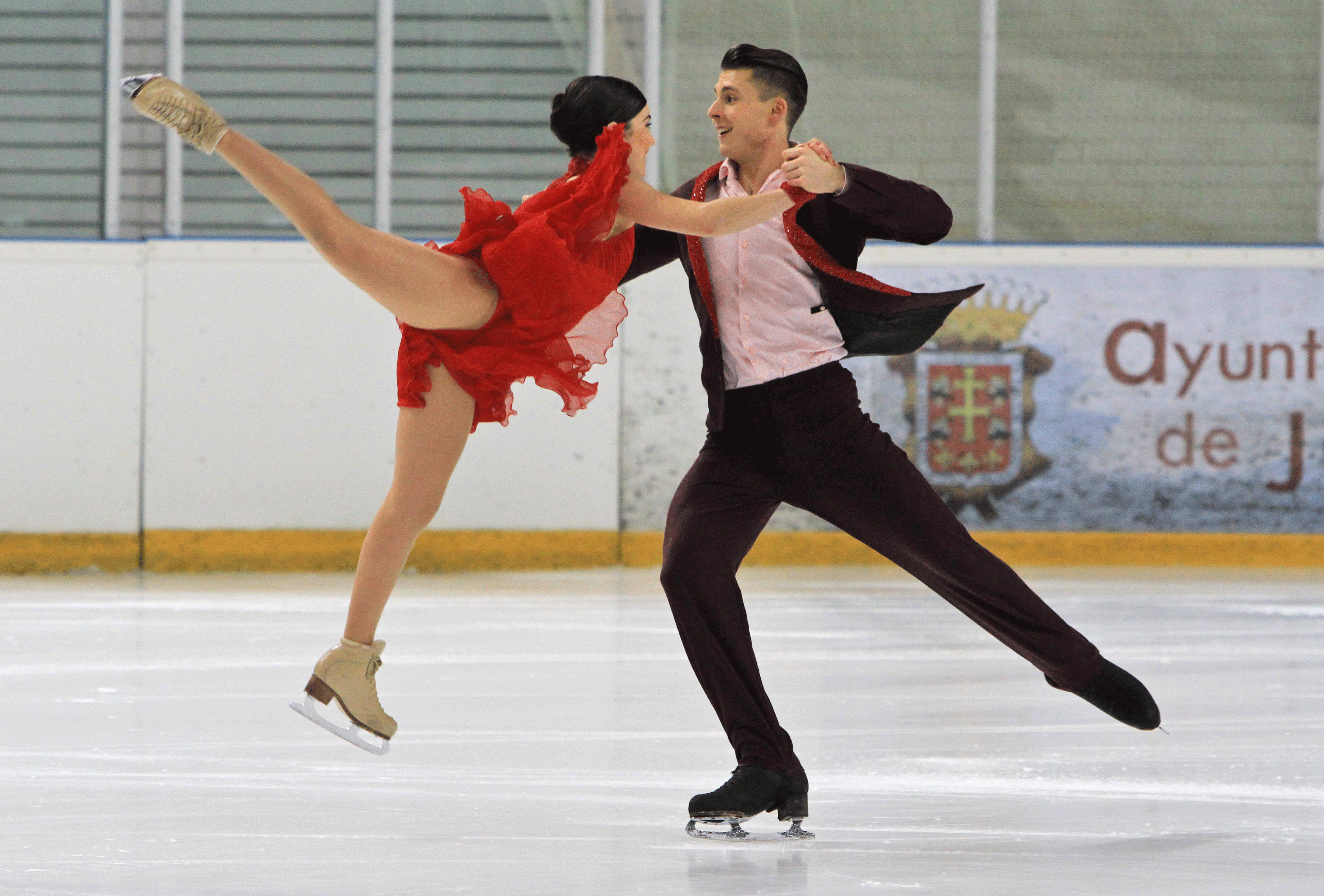 La pareja internacional se marcha a Montreal a entrenar. Fuente: AD