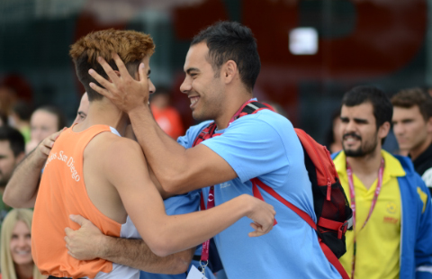 El atleta consiguió proclamarse el año pasado subcampeón en el Campeonato de Madrid de pista cubierta. Fuente: AD