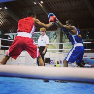 kelvin de las nieves en el torneo de la Unión Europea 2014