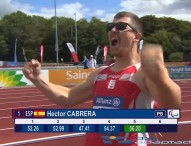 Héctor Cabrera, campeón de Europa en jabalina