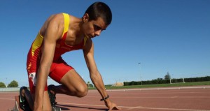 El atleta Lorenzo Albaladejo. Fuente: AD