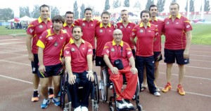 El equipo español de tenis de mesa. Fuente: RFETM