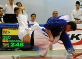 Nikoloz Sherazadishvili, bronce en el Europeo júnior de judo