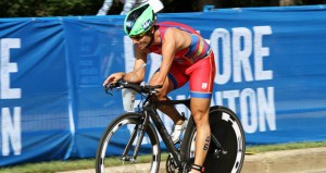 El triatleta andaluz en una carrera. Fuente: AD