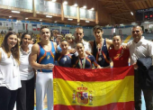 Melania Rodríguez y Javier Hinojosa, medallistas en los Juegos del Mediterráneo de gimnasia artística