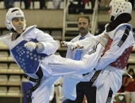 Gran nivel de los taekwondistas sobre el tatami de Leganés