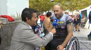 Botello en una entrevista para la televisión lusa. Fuente: AD