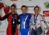 La ciclista Tania Calvo logra la plata en velocidad en el Europeo