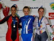 La ciclista Tania Calvo logra la plata en velocidad en el Europeo