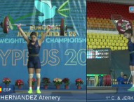 Atenery Hernández, bronce en el Europeo Júnior de Halterofilia