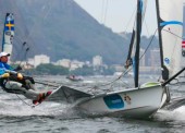 Echegoyen-Betanzos lideran el Intergaláctico de vela de Brasil