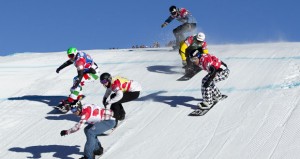 Una carrera de boardercross. Fuente: AD