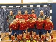 España y Ucrania empatan en el Europeo de fútbol sala B2-B3