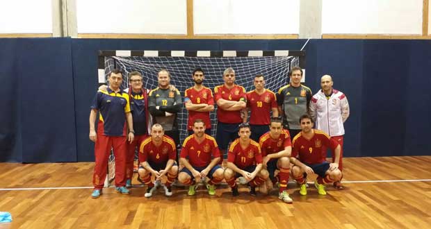 La selección española de fútbol sala B2-B3. Fuente: RML / Avance Deportivo