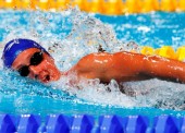 Mireia Belmonte, récord mundial en 1.500 libres