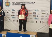 Paula Grande, campeona de España de carabina aire