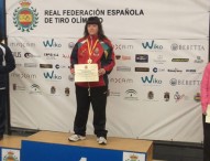 Paula Grande, campeona de España de carabina aire