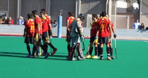 La selección masculina de hockey. Fuente: RFEH