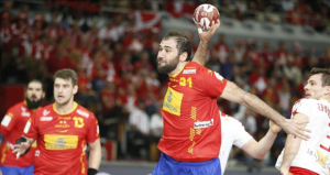 Joan Cañellas, jugador de la selección española de balonmano. Fuente: EFE