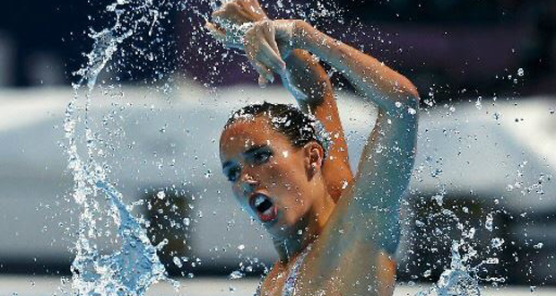 La capitana de la natación sincronizada española, Ona Carbonell. Fuente: AD