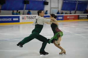 Celia y Luis en la Universiada. Fuente: LPT/Avance Deportivo