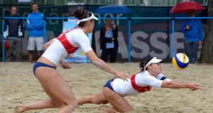 Elsa y Lili en un partido. Fuente: AD