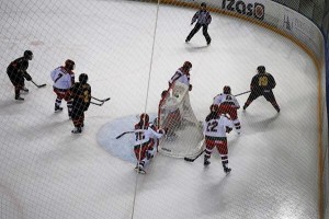 España, hockey hielo. Fuente: Departamento de Comunicación Hockey Hielo Jaca 2015, Belén Lucha y Sandra Luis.