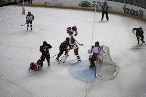 España, hockey hielo. Fuente: Departamento de Comunicación Hockey Hielo Jaca 2015, Belén Lucha y Sandra Luis.